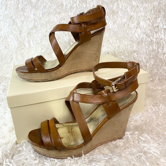 Coach Macey Vachetta Wedge Sandal in Women’s Size 7.5 - Picture 5 of 6